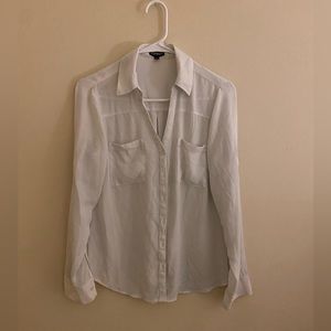 Express white blouse, size small